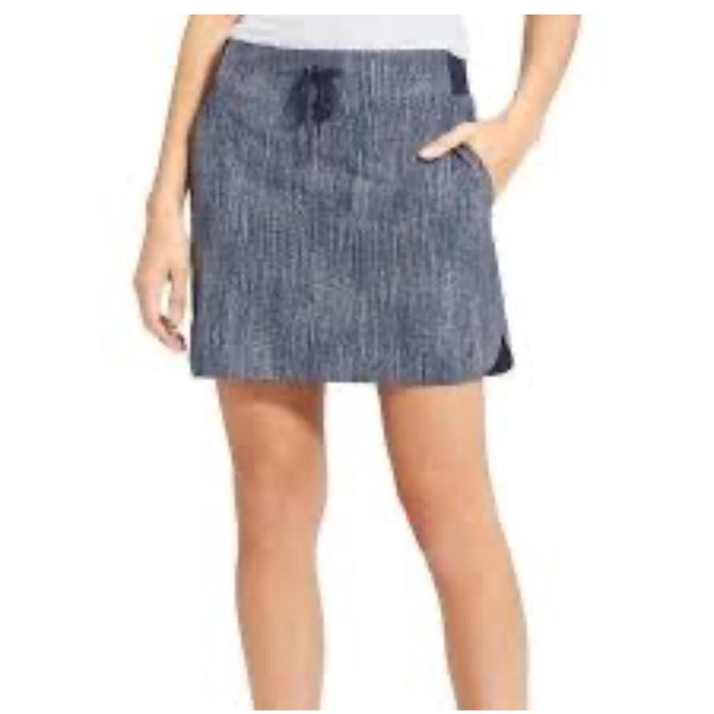 NWOT Athleta Blue Batik Midtown Skort Size 6 - Picture 2 of 7